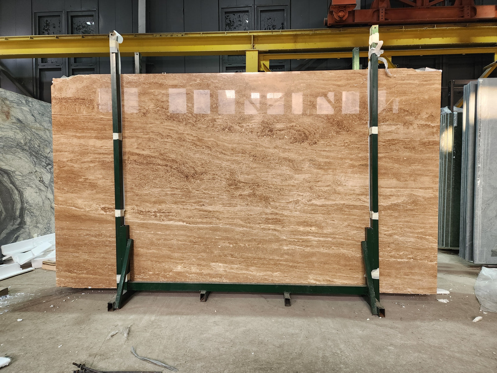 Травертин  Ноче /Travertine Noche/заполненный, полированный — фото 4