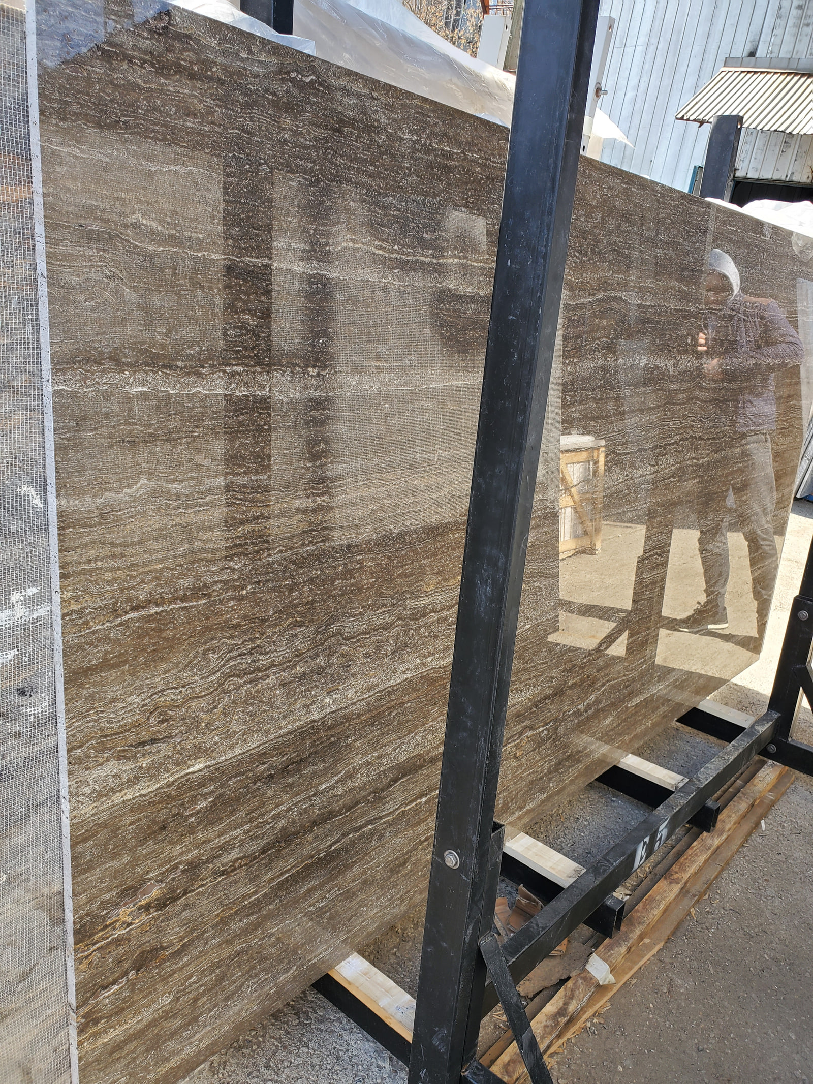 Травертин сильвер титаниум — фото 1